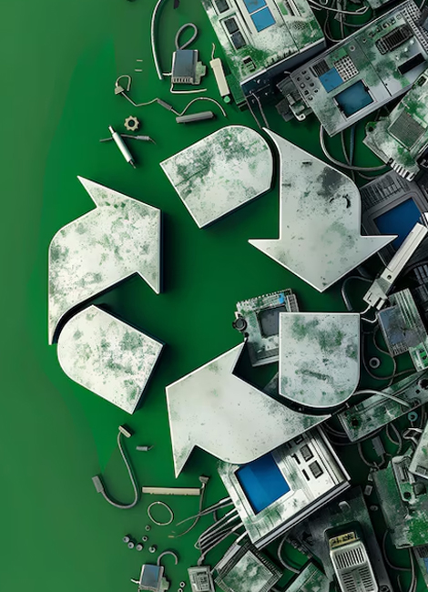 E-waste recycling facility overview